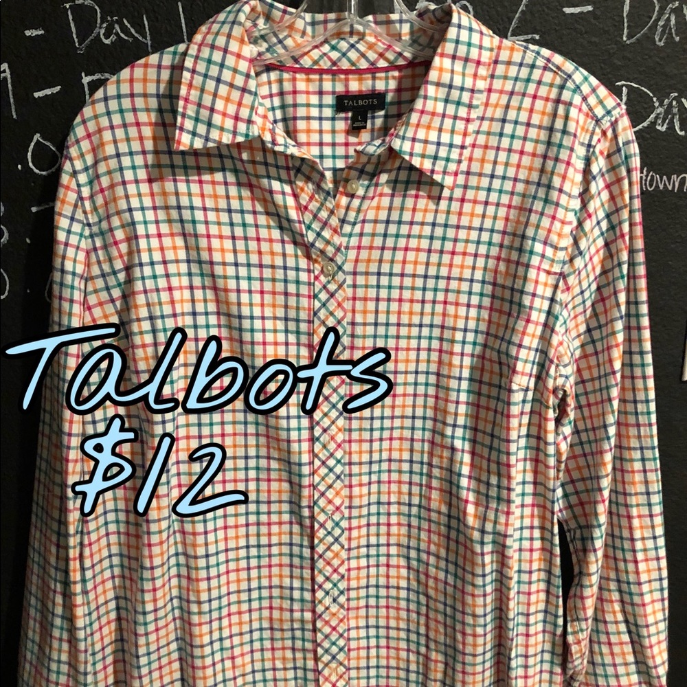 Talbots Collared Button Up Shirt!